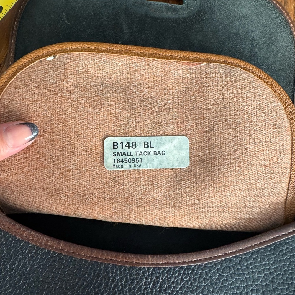 Vintage DOONEY & BOURKE ‎ Black Leather Crossbody Bag or Shoulder Purse - Picture 5 of 10